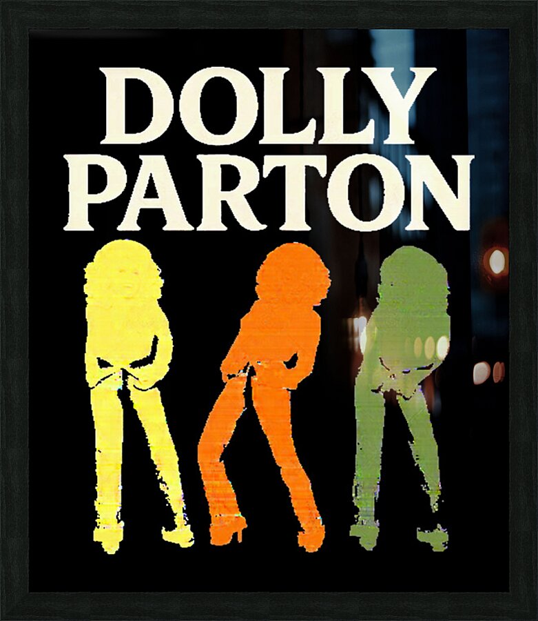 Dolly Parton 13 Picture Frame print