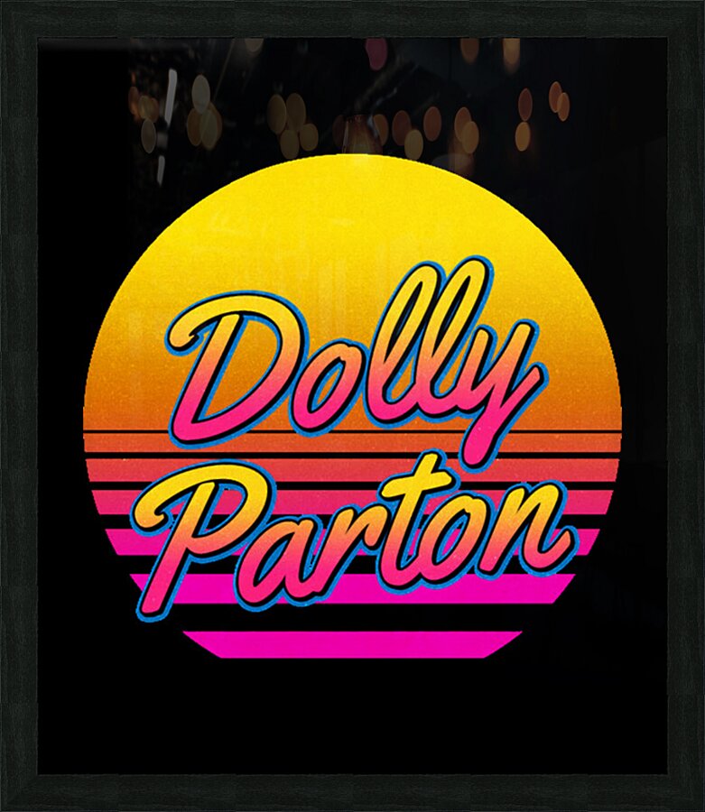 Dolly Parton 17 Picture Frame print