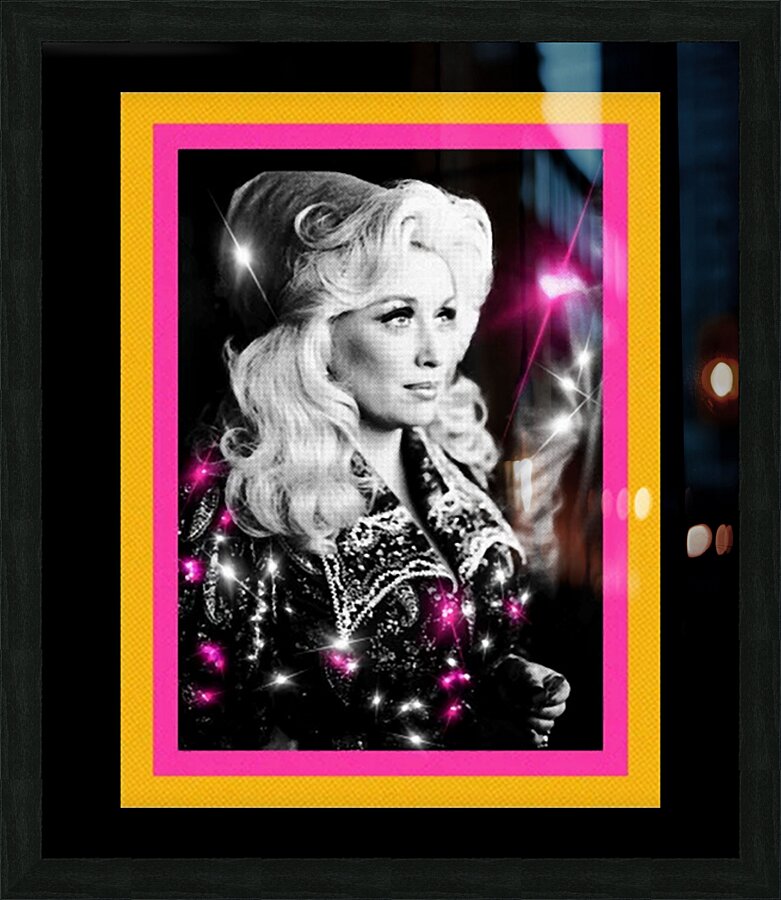 Dolly Parton 19 Picture Frame print