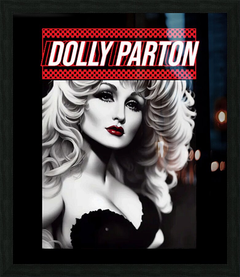 Dolly Parton 20 Picture Frame print