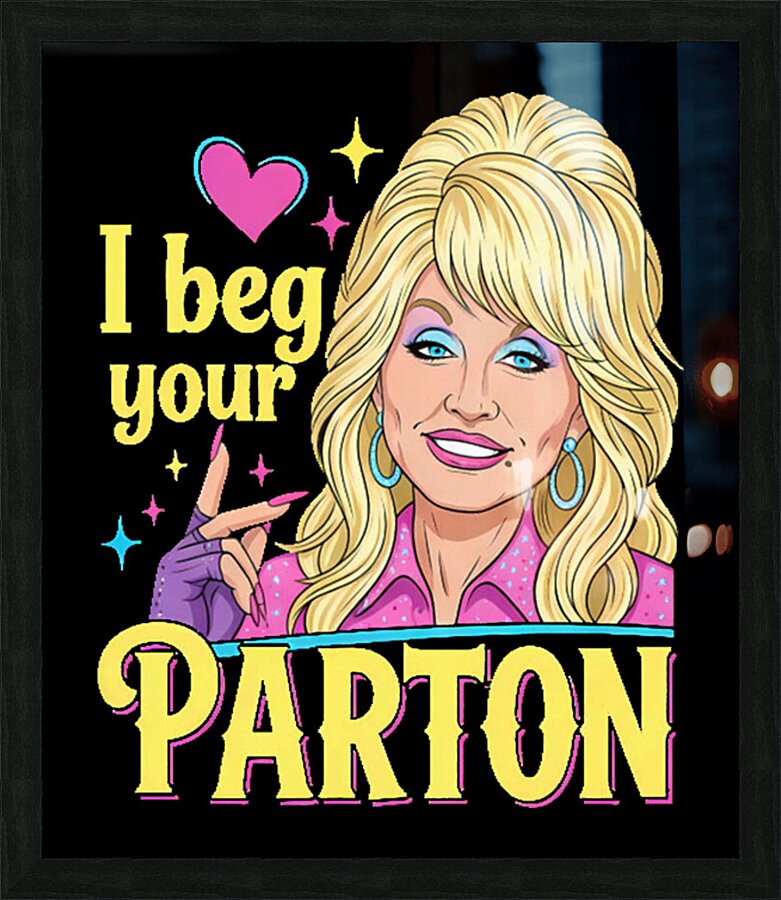 Dolly Parton 21 Picture Frame print