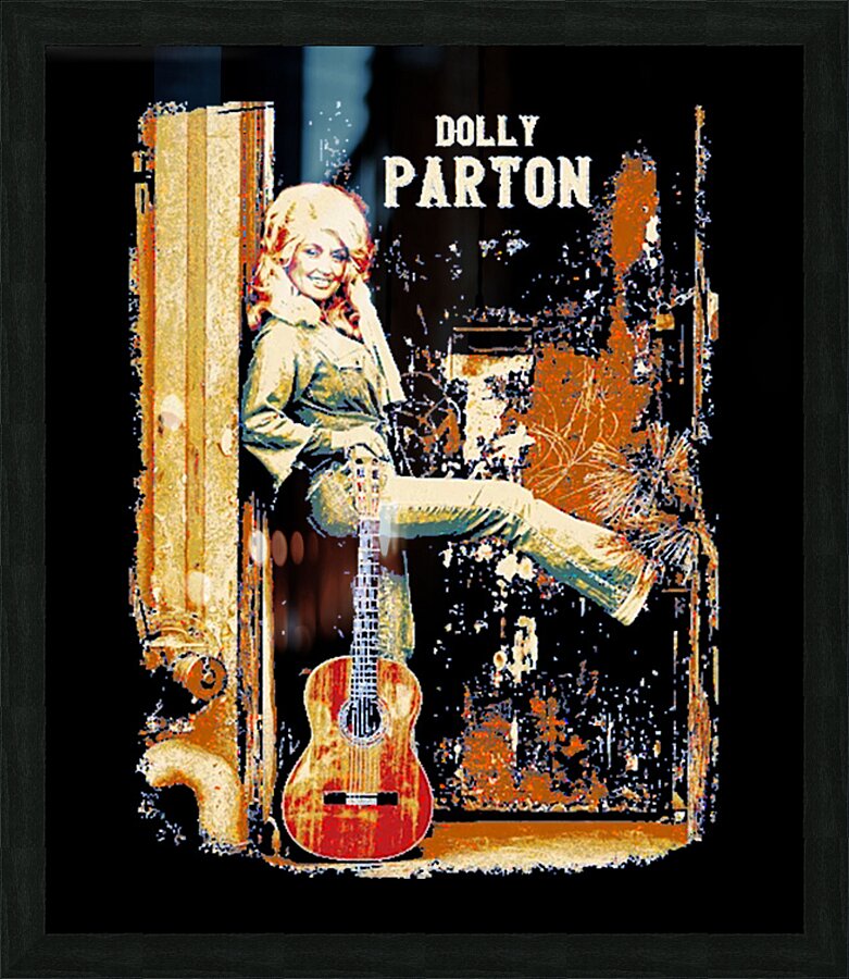 Dolly Parton 28 Picture Frame print