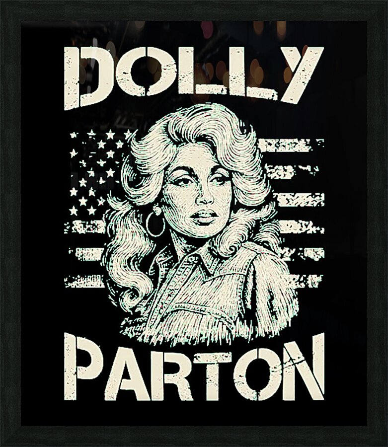 Dolly Parton 31 Picture Frame print