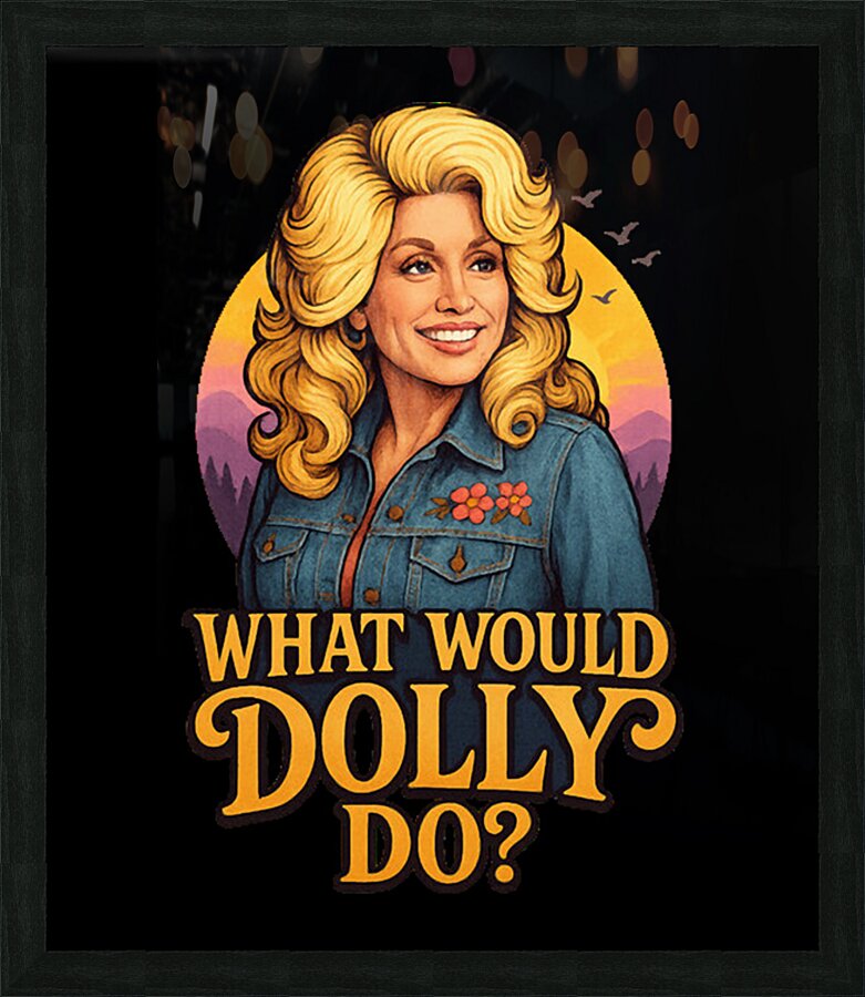 Dolly Parton 41 Picture Frame print