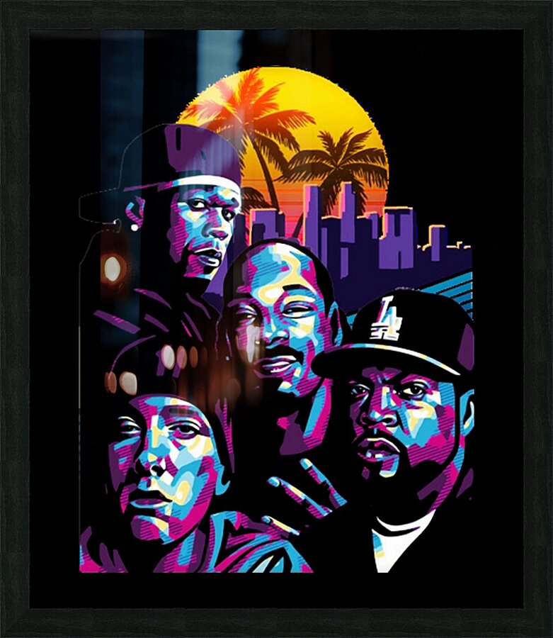 Dr. Dre 9 Picture Frame print
