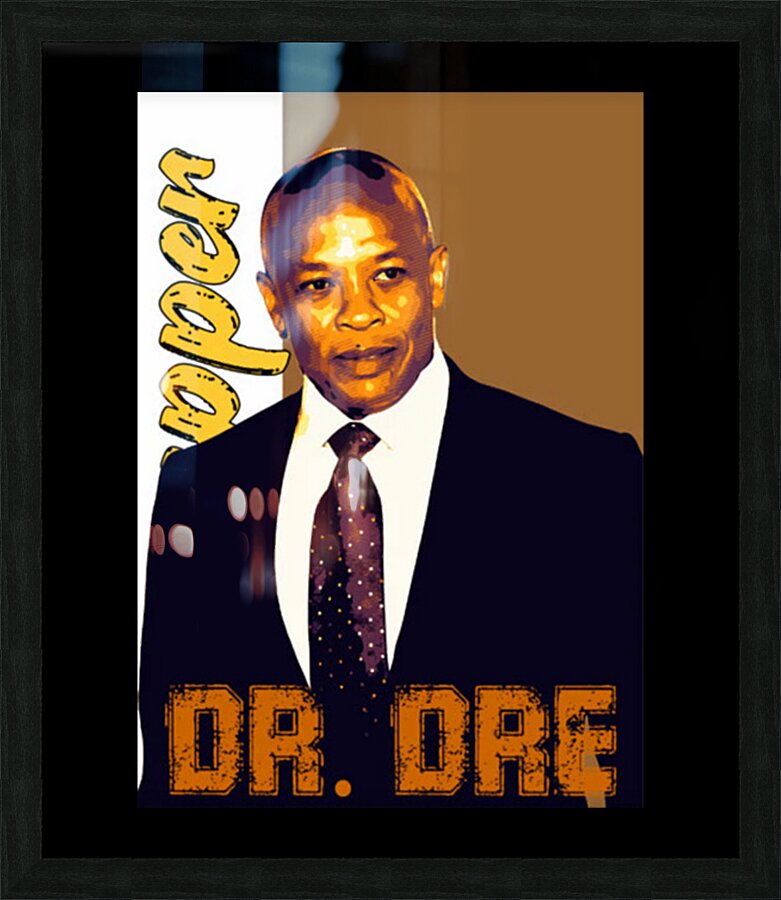 Dr. Dre 12 Picture Frame print