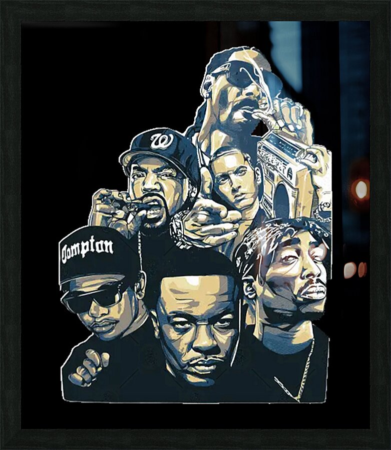 Dr. Dre 17 Picture Frame print