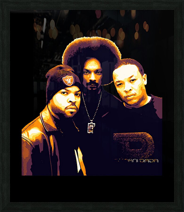 Dr. Dre 18 Picture Frame print