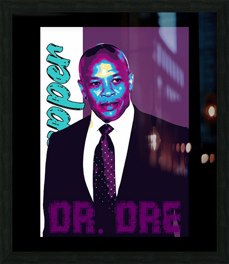 Dr. Dre 25 Picture Frame print