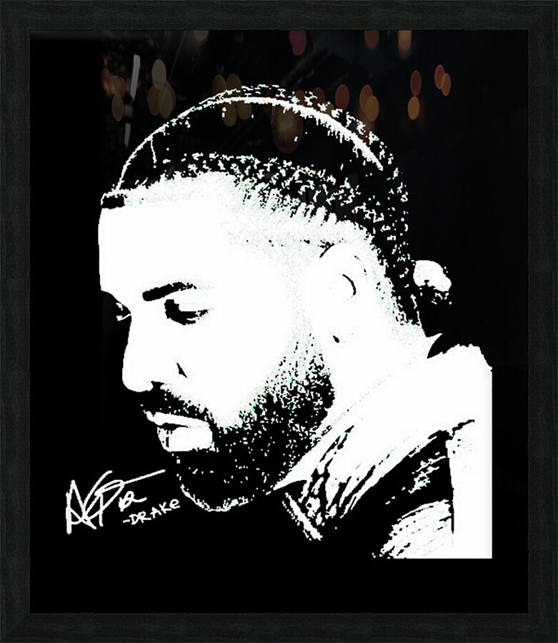 Drake 4 Picture Frame print