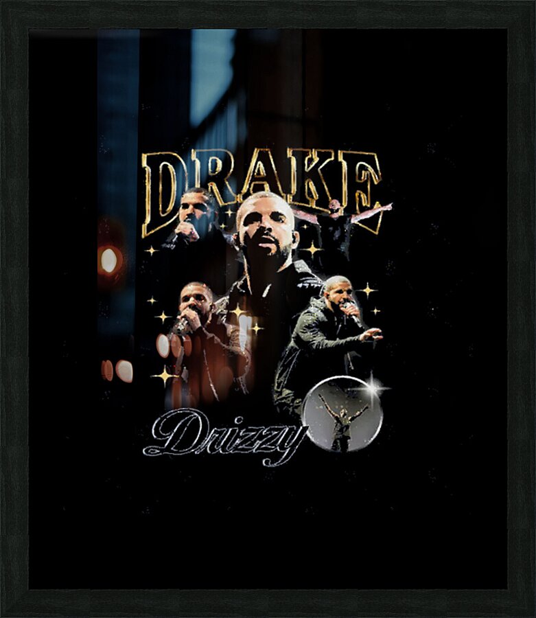 Drake 5 Picture Frame print