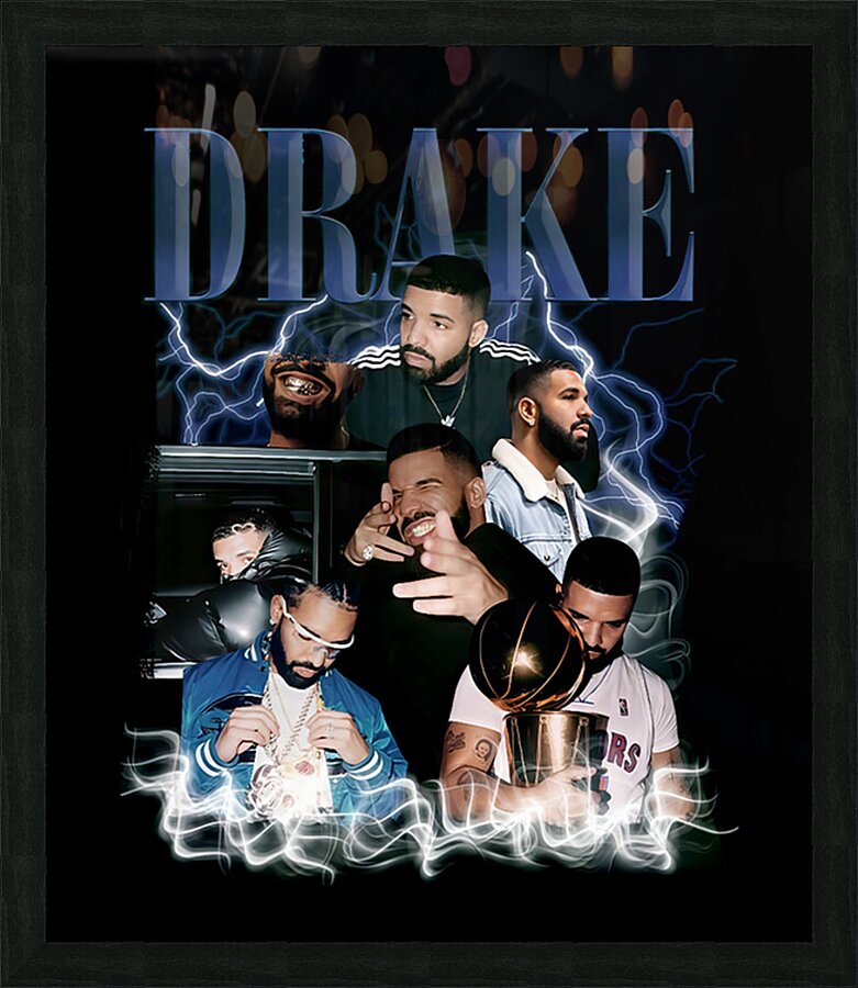 Drake 7 Picture Frame print