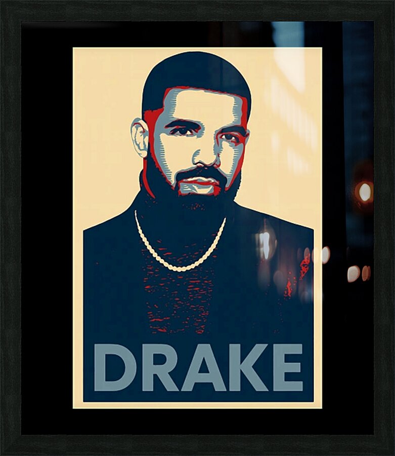 Drake 12 Picture Frame print
