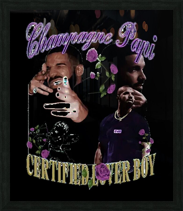 Drake 15 Picture Frame print
