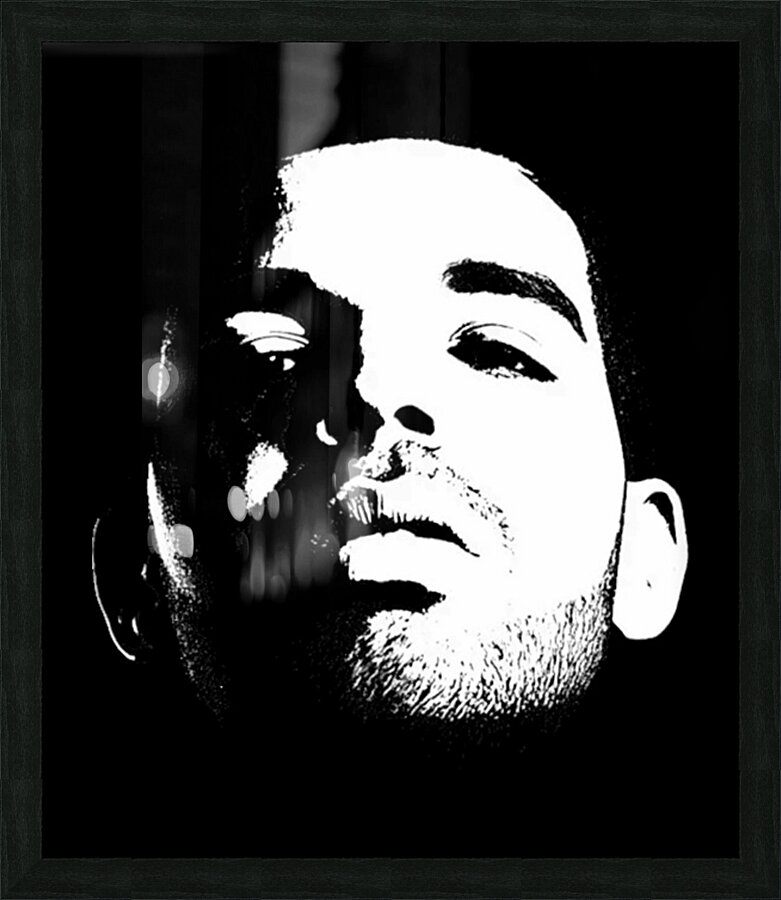 Drake 16 Picture Frame print