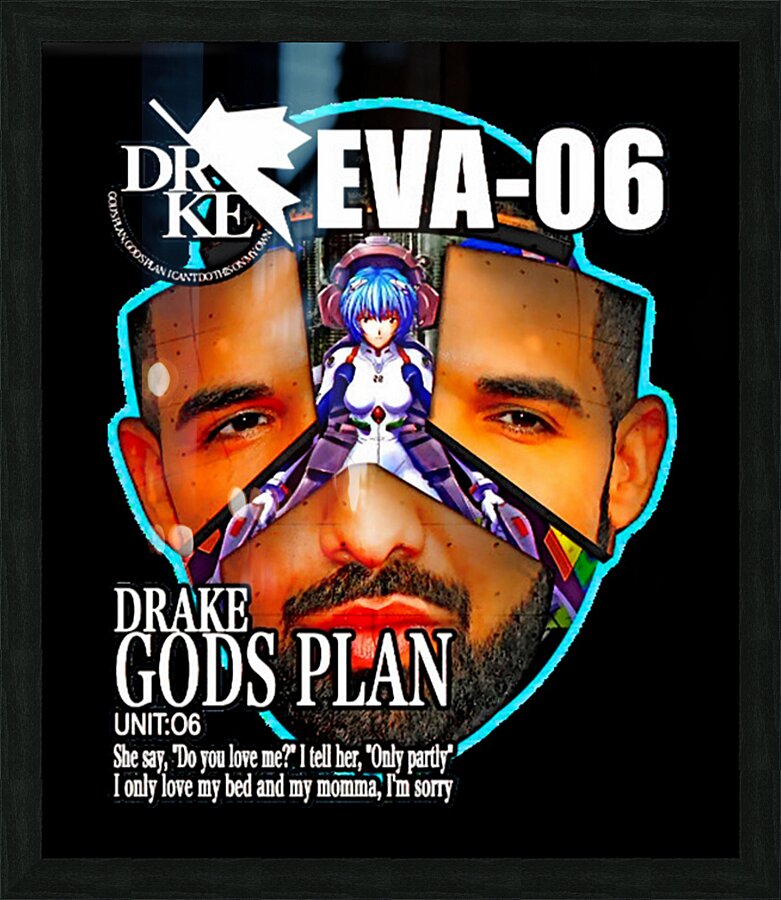 Drake 21 Picture Frame print