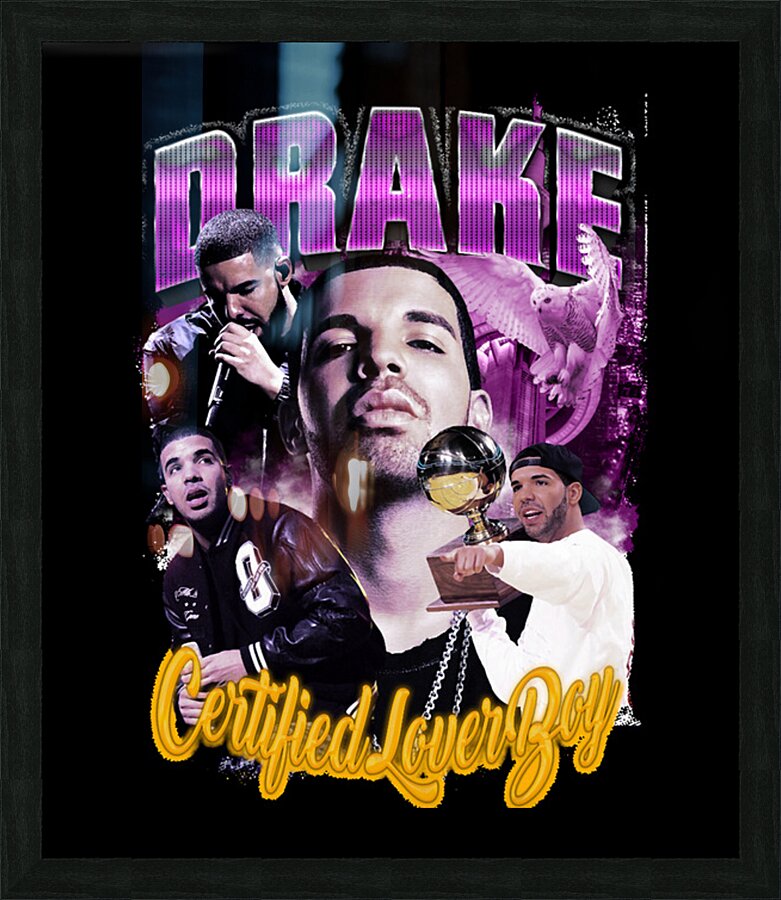 Drake 23 Picture Frame print