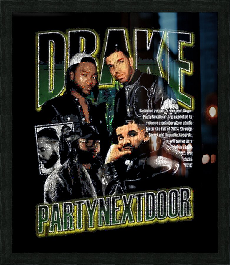Drake 28 Picture Frame print