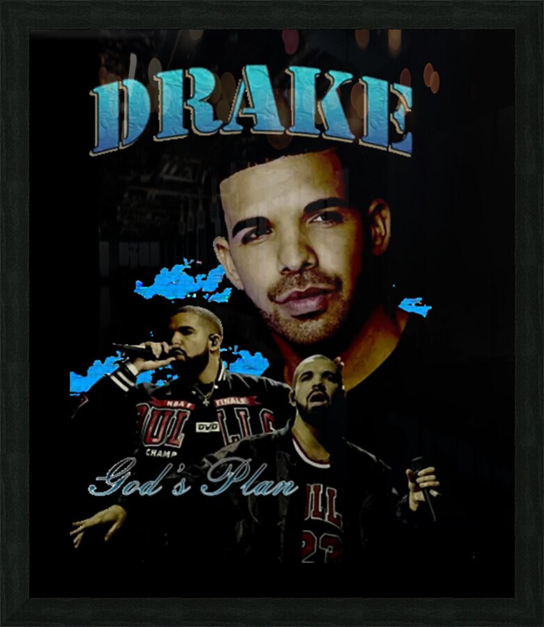 Drake 33 Picture Frame print