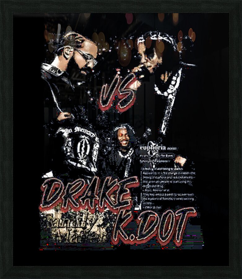 Drake 34 Picture Frame print