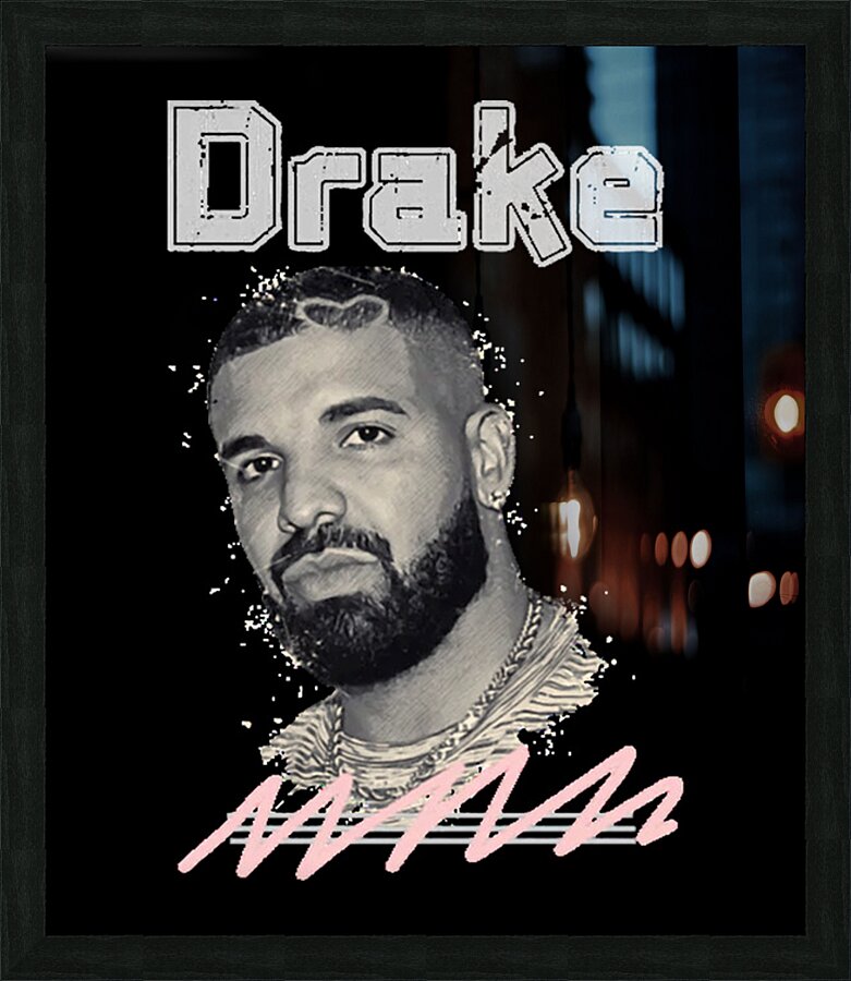 Drake 36 Picture Frame print