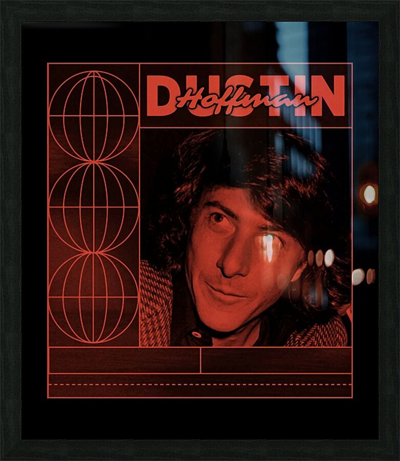 Dustin Hoffman 7 Picture Frame print