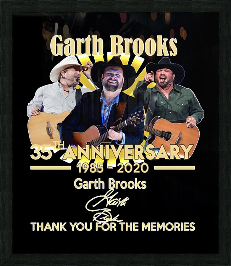 Garth Brooks 2 Picture Frame print