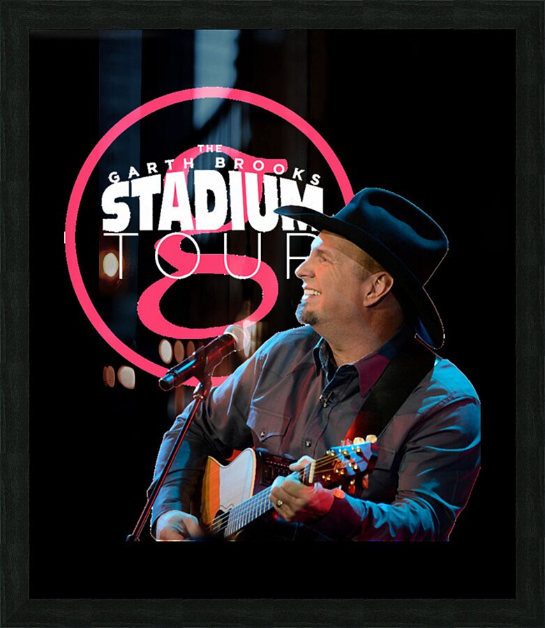 Garth Brooks 8 Picture Frame print