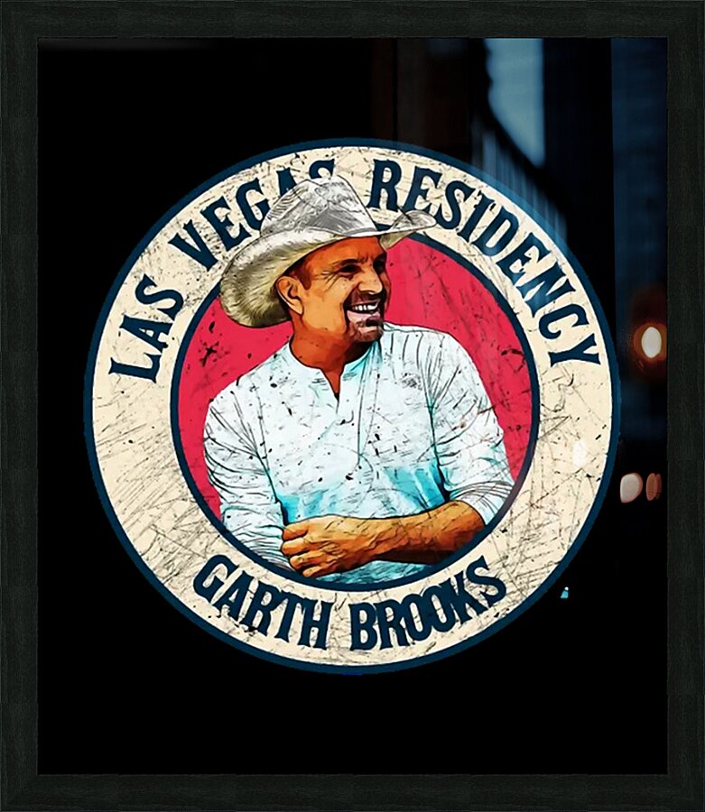 Garth Brooks 13 Picture Frame print