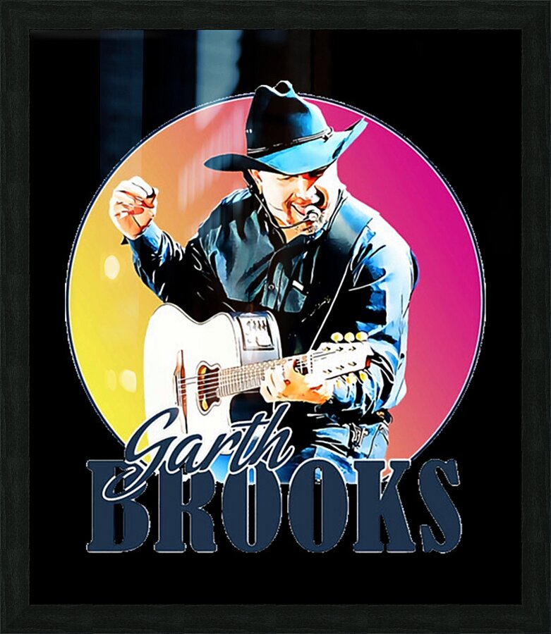 Garth Brooks 14 Picture Frame print