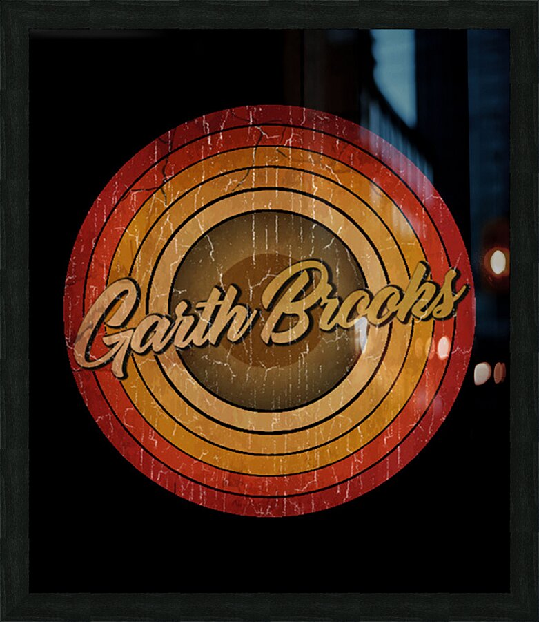 Garth Brooks 17 Picture Frame print