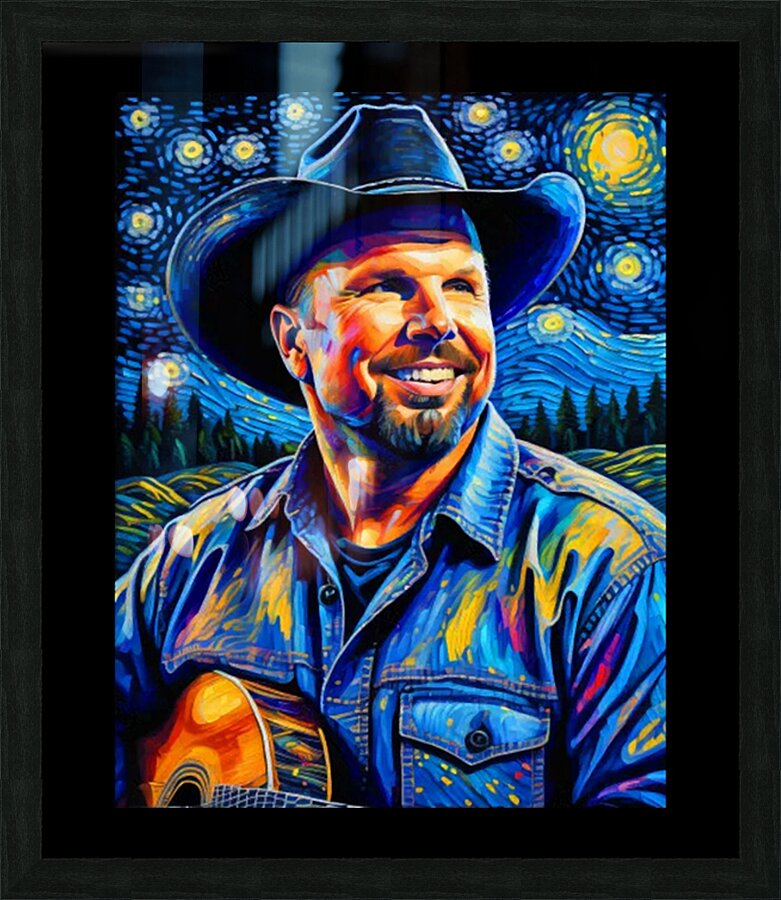 Garth Brooks 21 Picture Frame print