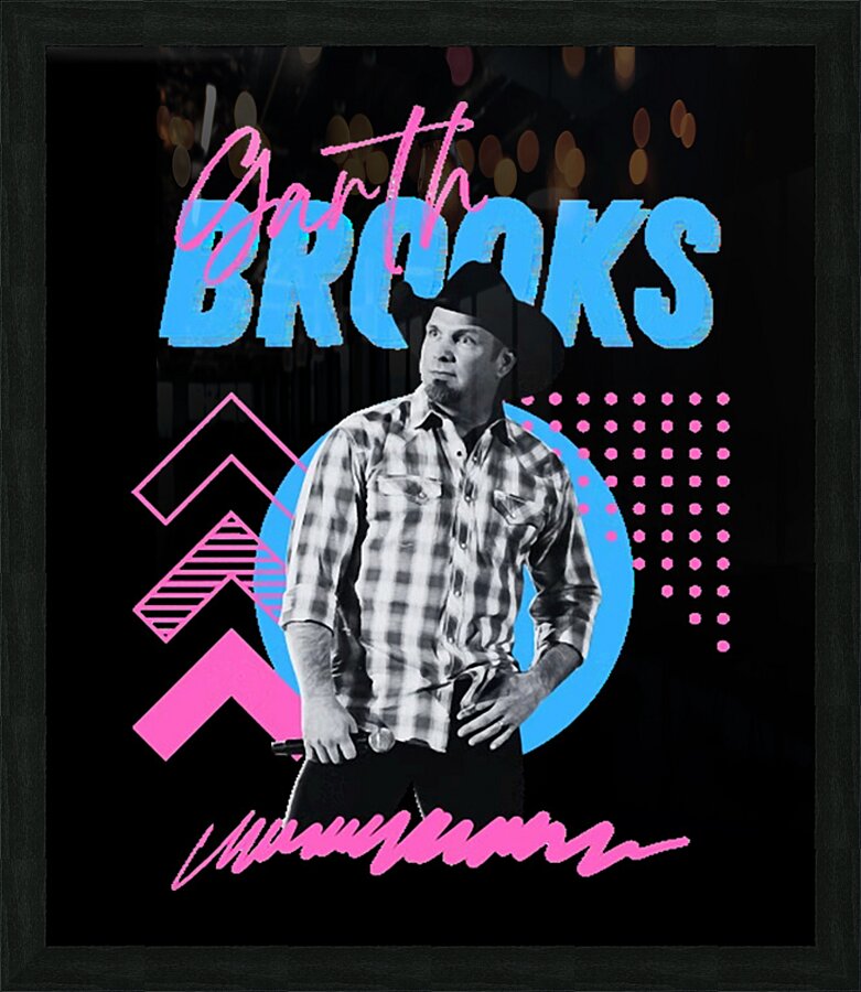 Garth Brooks 27 Picture Frame print