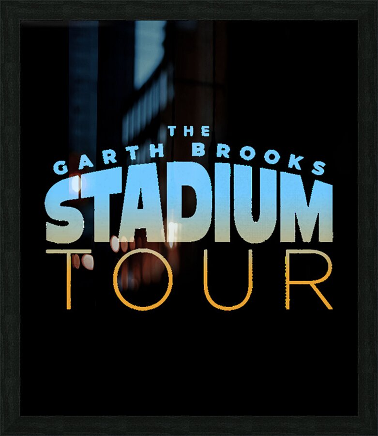 Garth Brooks 30 Picture Frame print