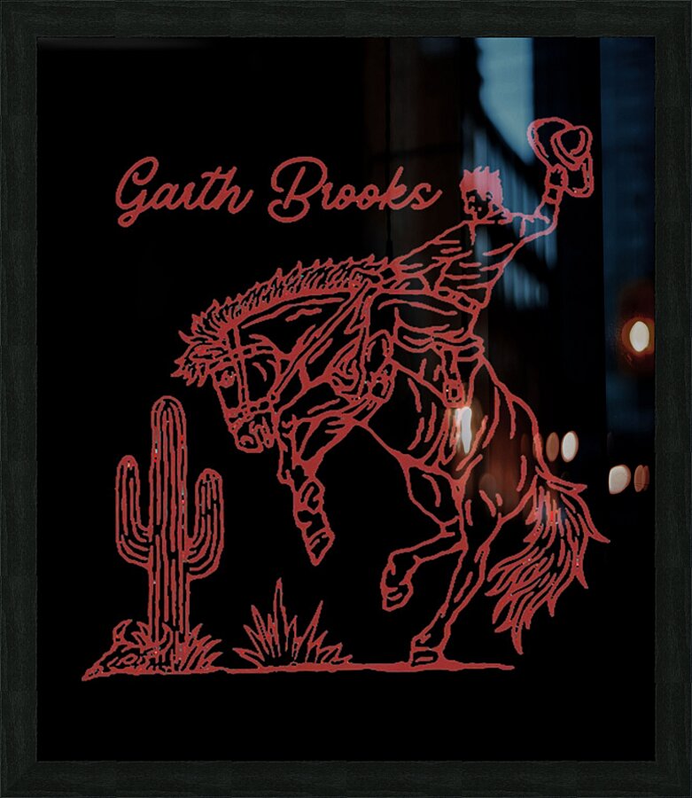 Garth Brooks 32 Picture Frame print