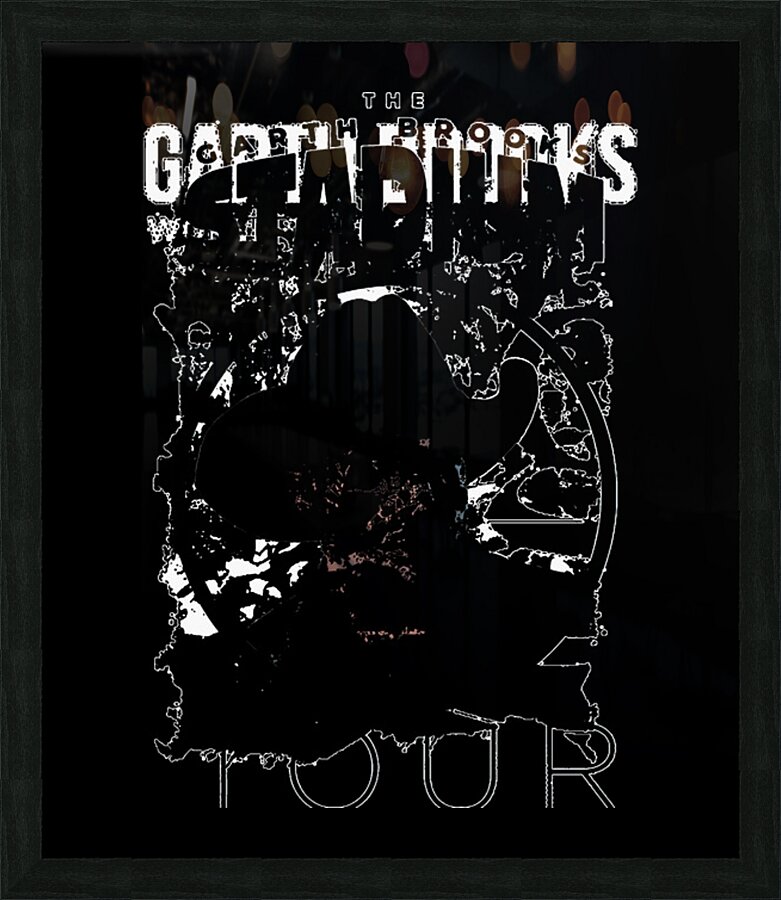 Garth Brooks 35 Picture Frame print