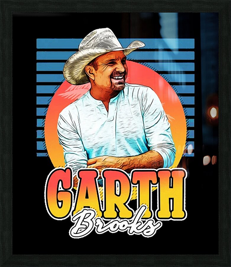 Garth Brooks 36 Picture Frame print