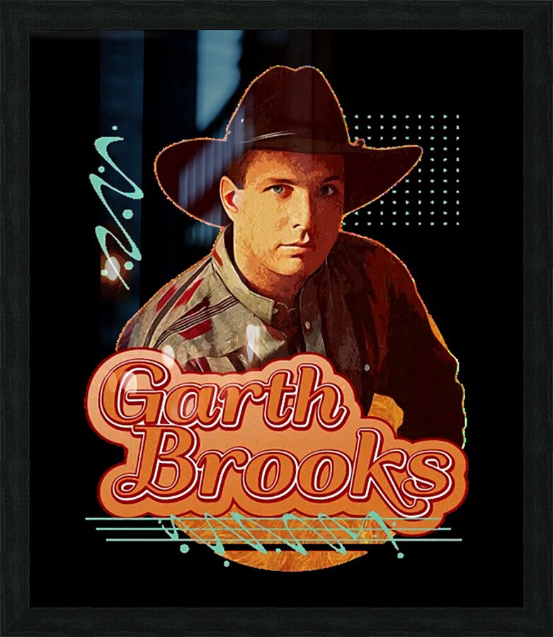 Garth Brooks 41 Picture Frame print