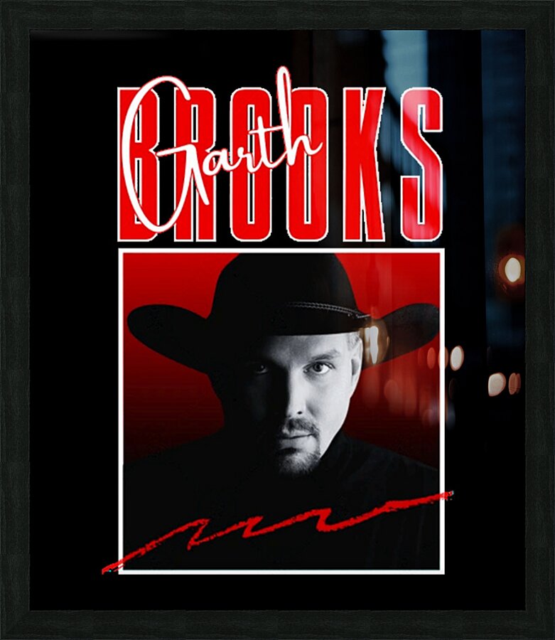 Garth Brooks 44 Picture Frame print