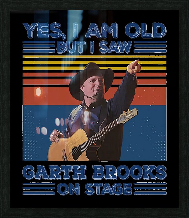 Garth Brooks 50 Picture Frame print