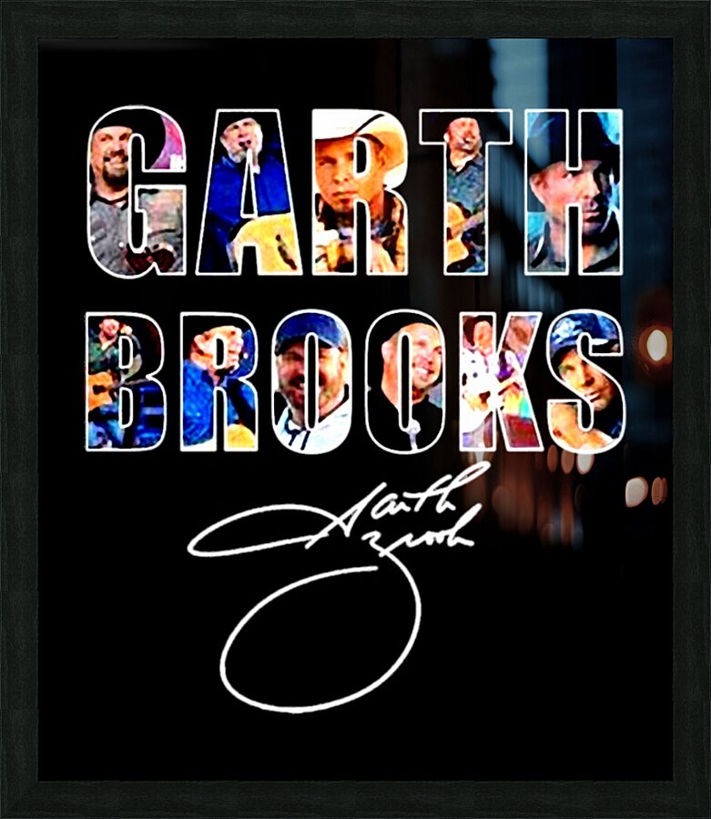 Garth Brooks 59 Picture Frame print