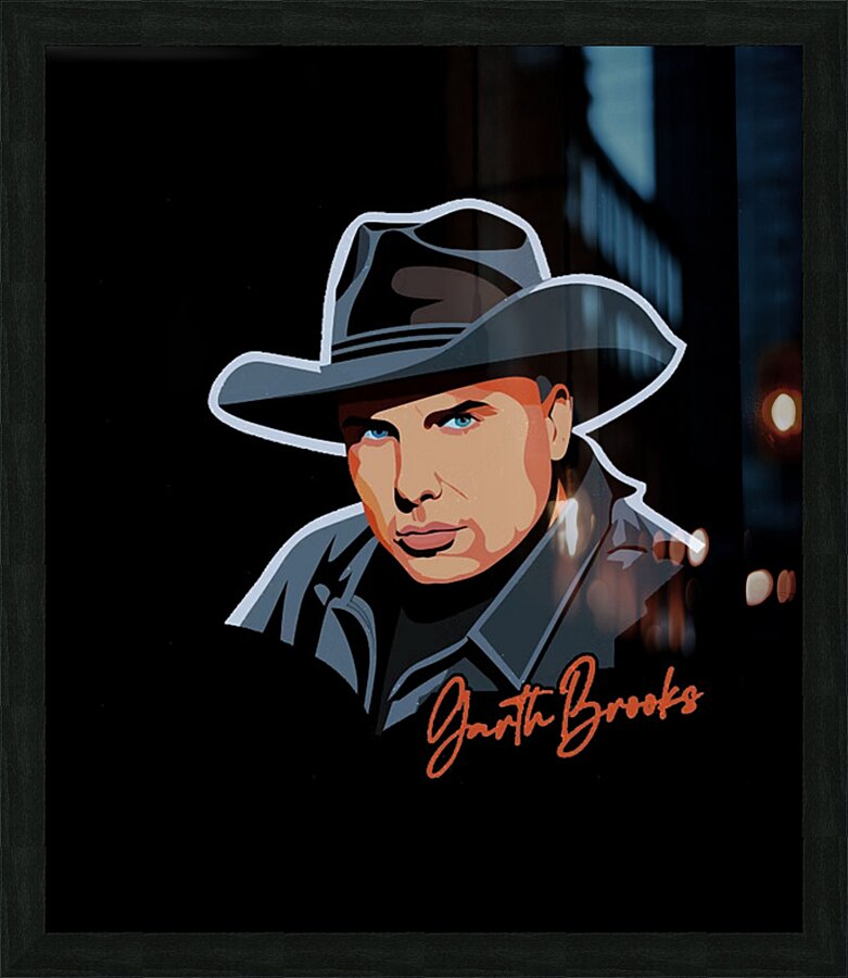 Garth Brooks 61 Picture Frame print