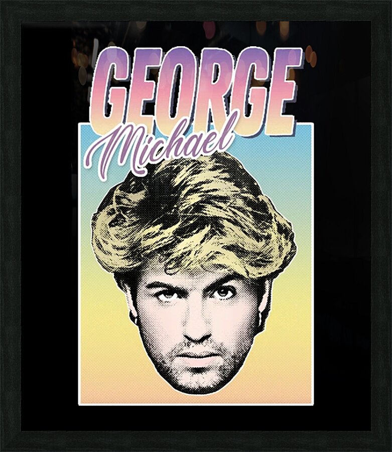 George Michael 3 Picture Frame print