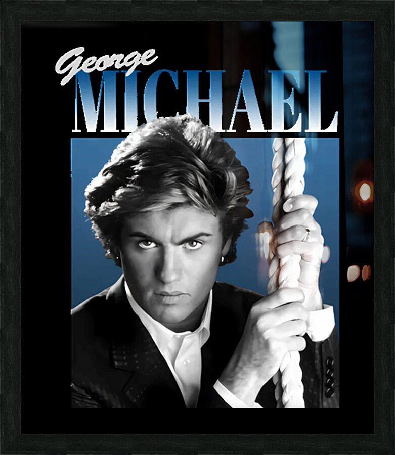 George Michael 6 Picture Frame print