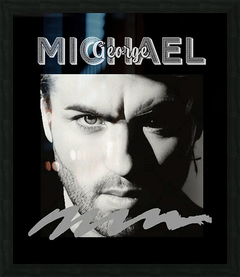 George Michael 15 Picture Frame print