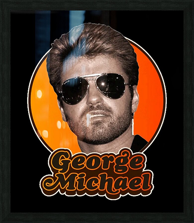 George Michael 16 Picture Frame print