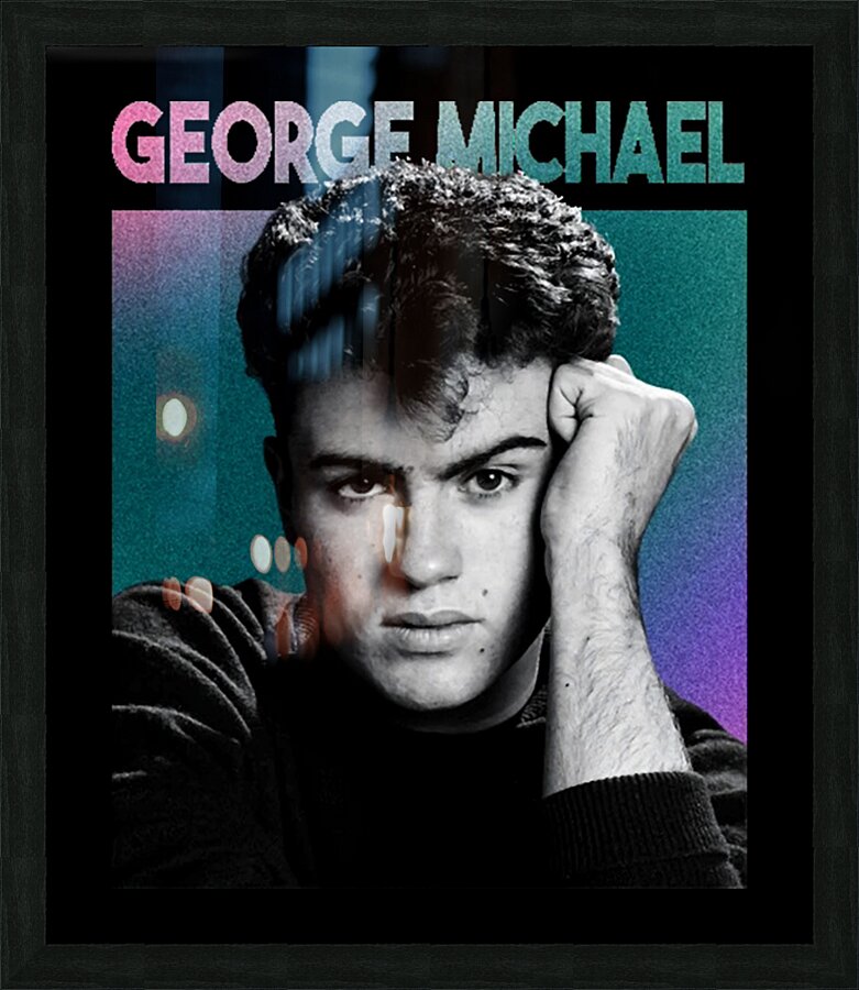 George Michael 17 Picture Frame print