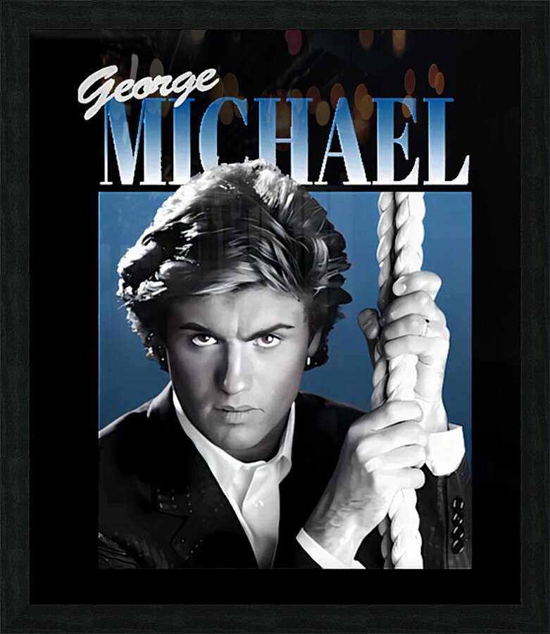 George Michael 19 Picture Frame print
