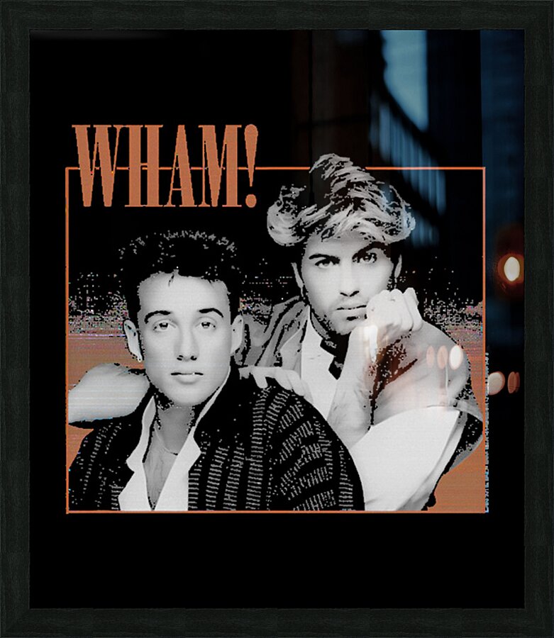 George Michael 20 Picture Frame print