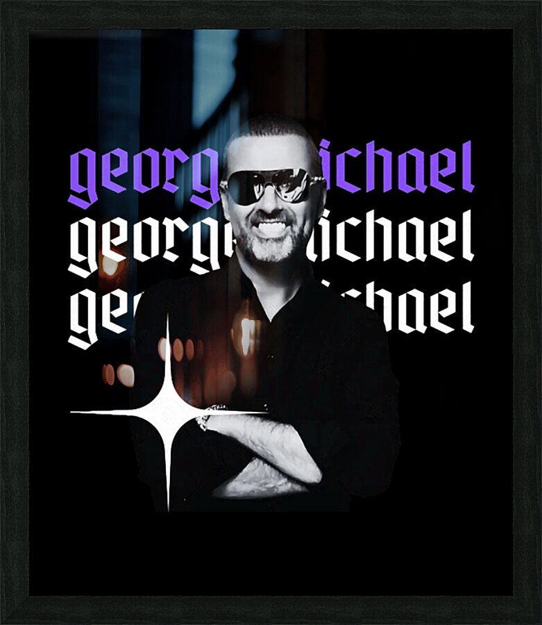 George Michael 21 Picture Frame print